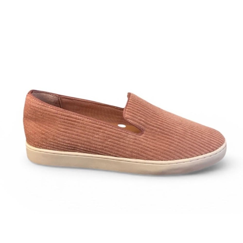 Birdies The Swift Women's 6 Blush Pink Corduroy Slip‑On Sneakers Comfort
